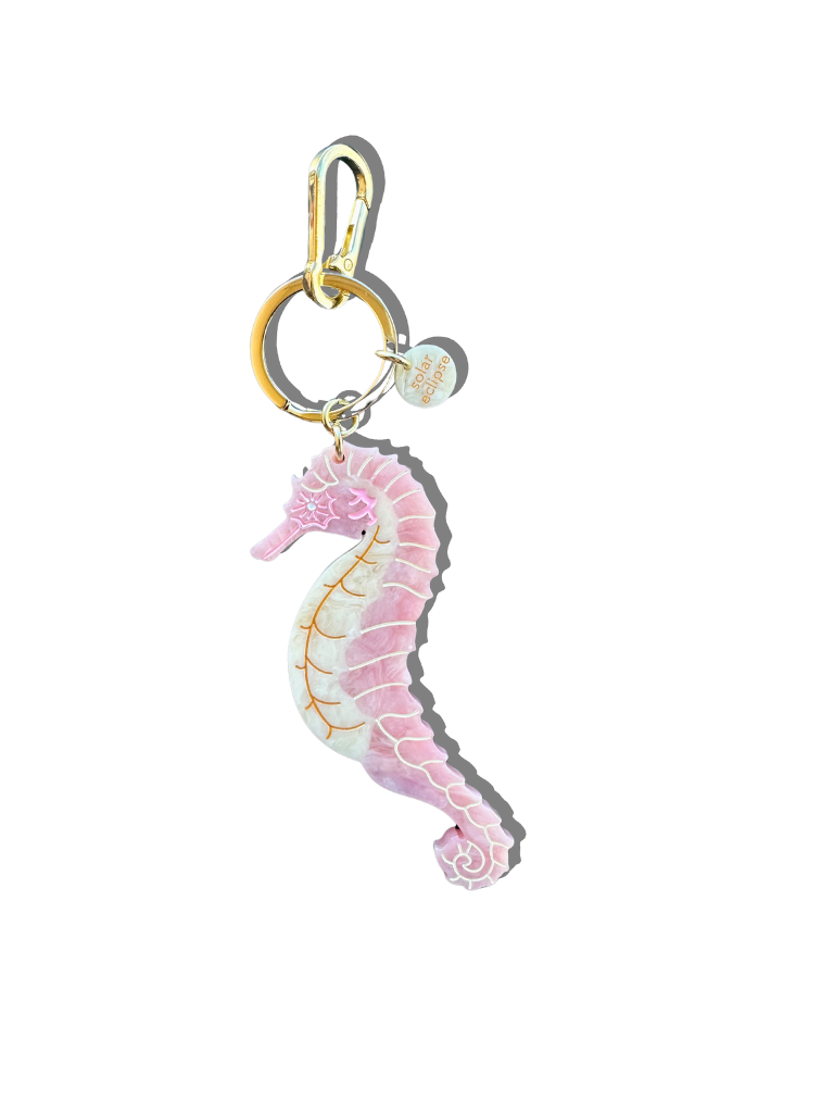 Sea Horse Bag Charm Keychain