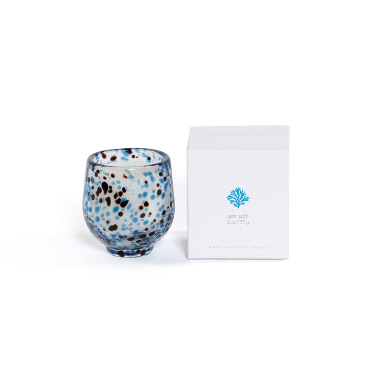 Speckled Glass Candles