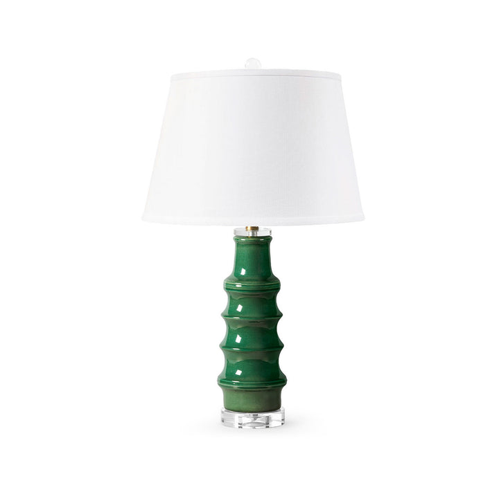 Jesse Lamp with 16" Shade-Forest Green