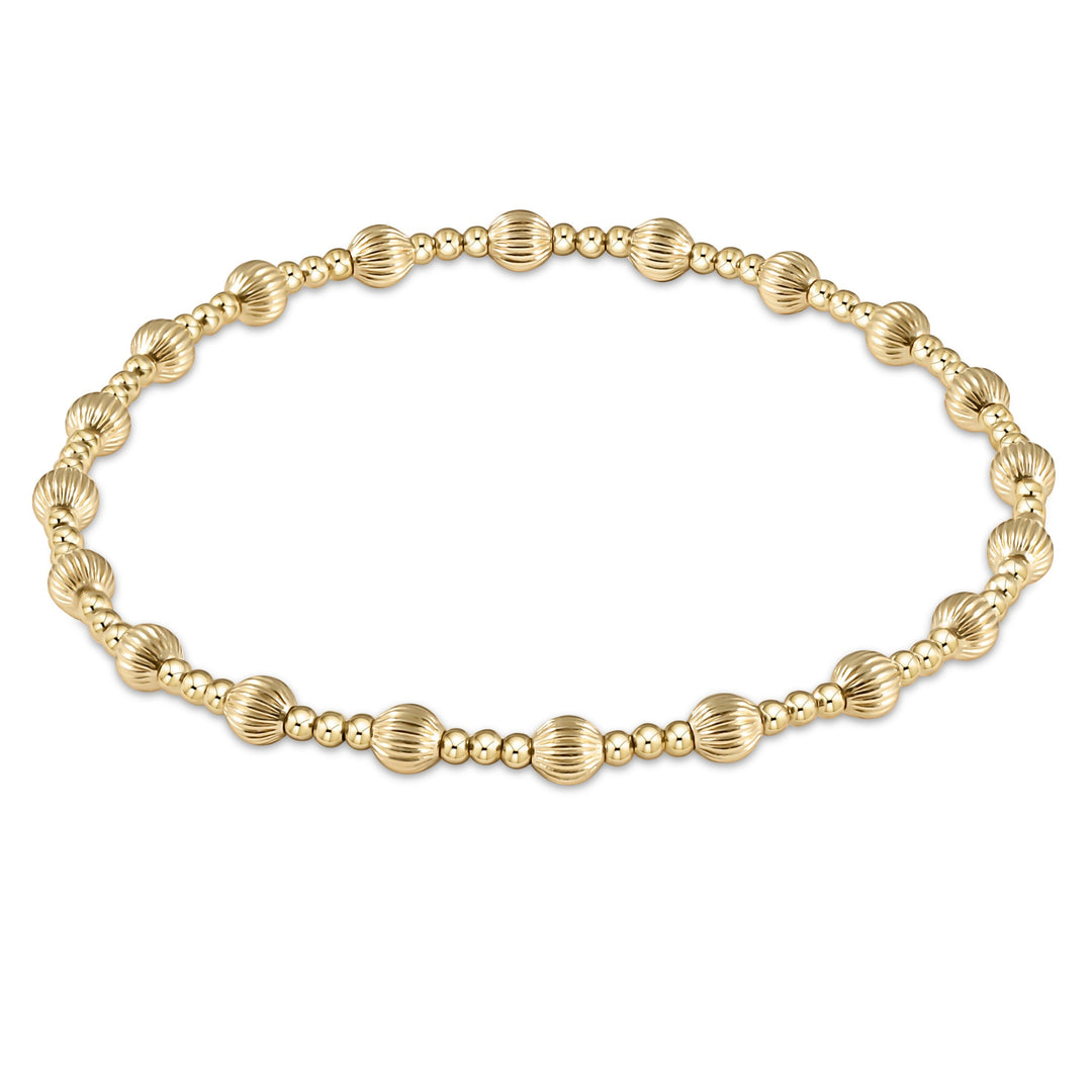 Dignity Sincerity Gold Bracelet-4mm