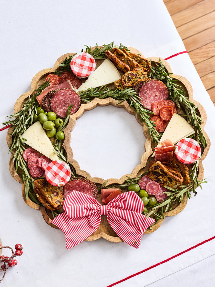 Wreath Bow Magnetic Charcuterie Board
