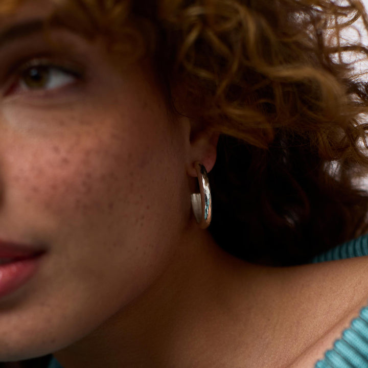 Havana Hoop - Silver Small