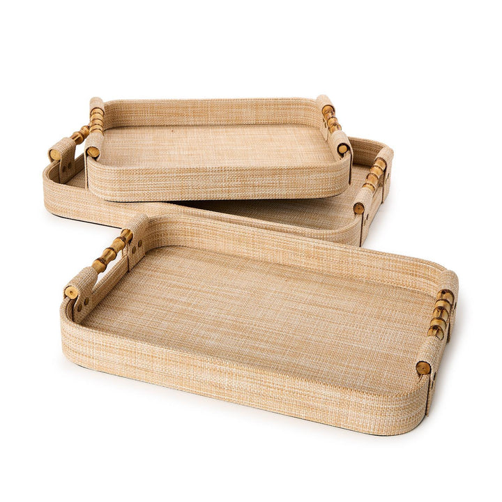 Natural Grass Rectangle Tray