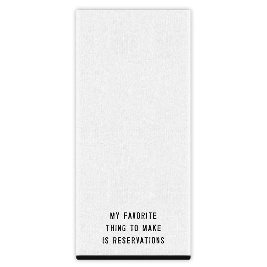 Reservations Tea Towel