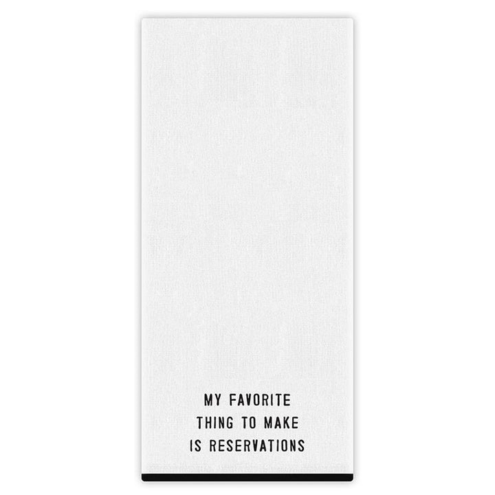 Reservations Tea Towel