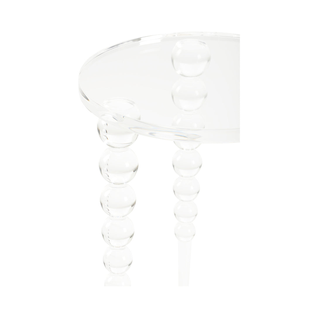 Acrylic Ball Side Table
