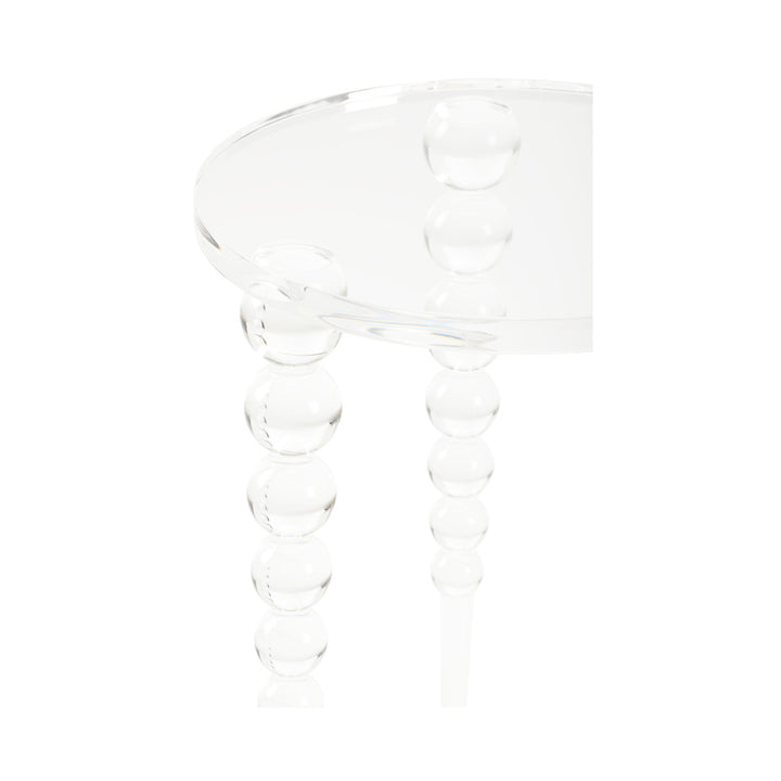 Acrylic Ball Side Table