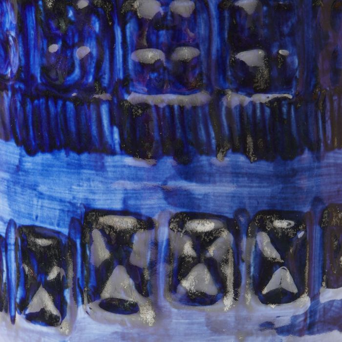 Glazed Royal Blue Lamp