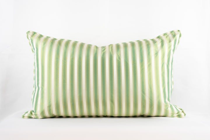 Shirred Stripe Pillow-Bonsai