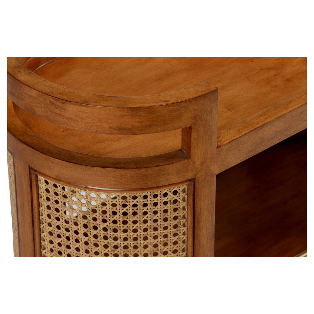 Cane Bar Cart
