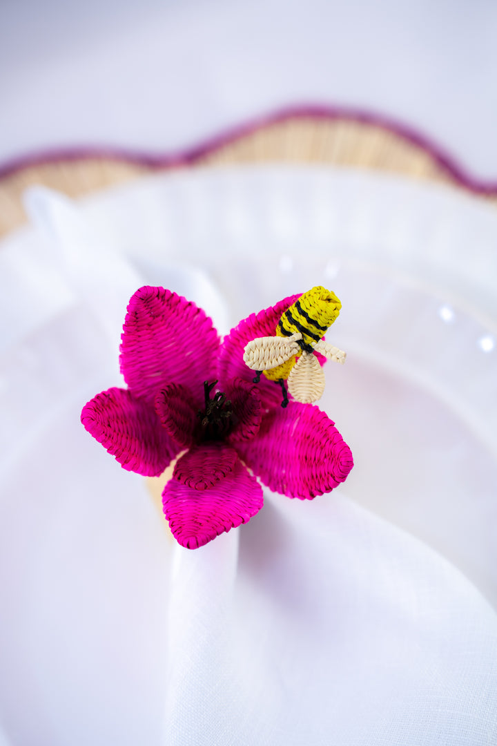 Bee Napkin Ring-Set of 4