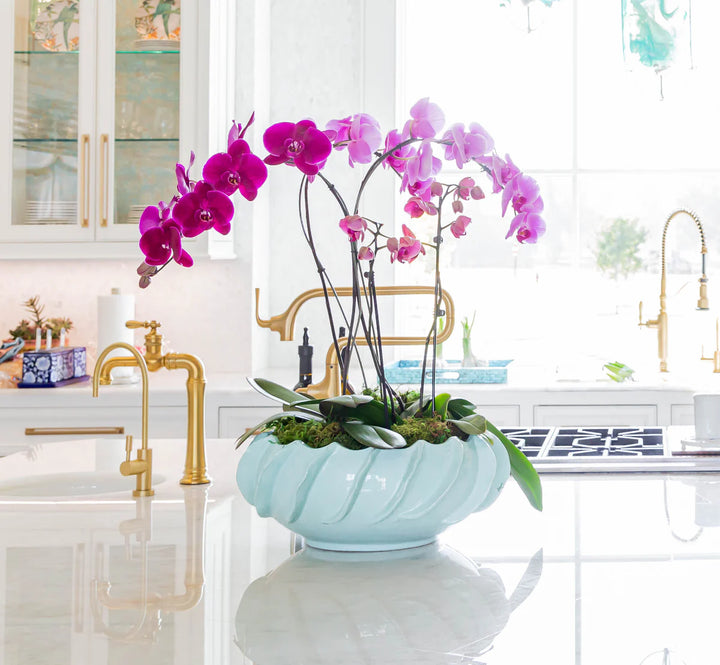 Crimped Ceramic Ribbon Bowl