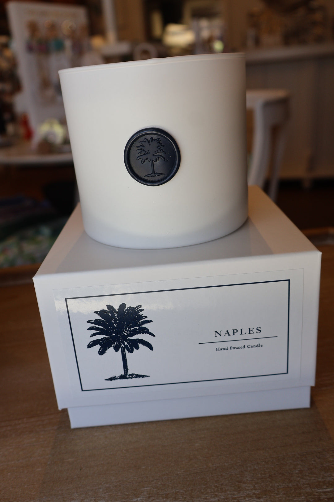 Navy Palm Naples Candle 18oz