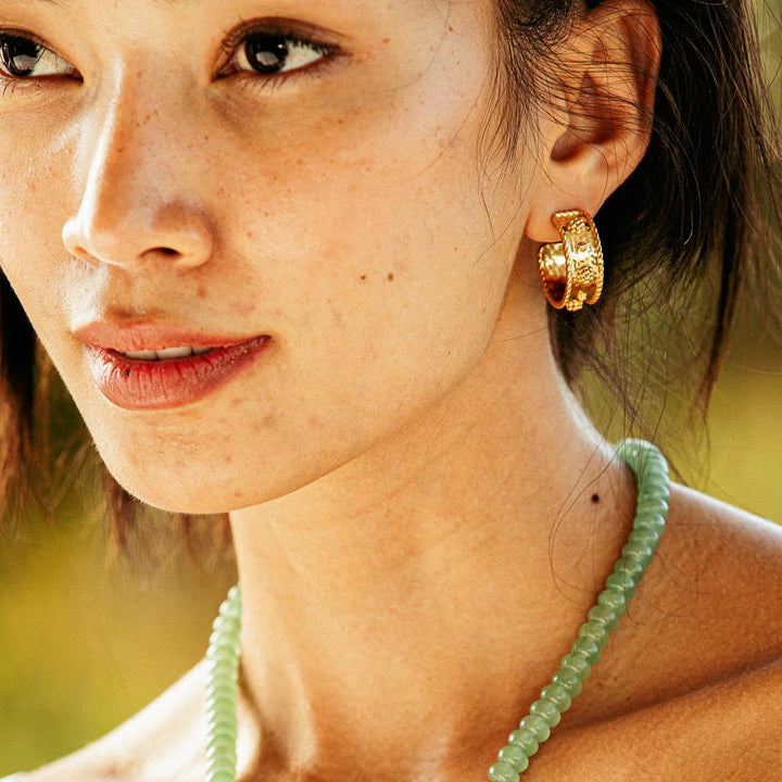 Berry Classic Small Hoop Earrings Gold