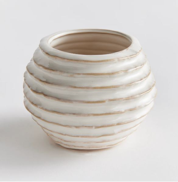 White Avani Pot- Small