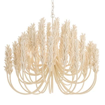 Ivory Coconut Shell Chandelier