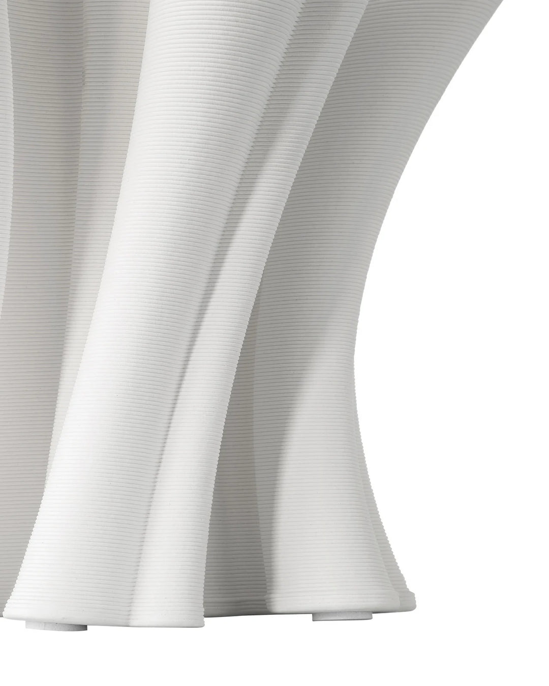 Twist White Vase