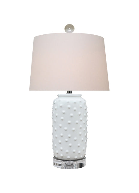 Porcelain White Dot Lamp