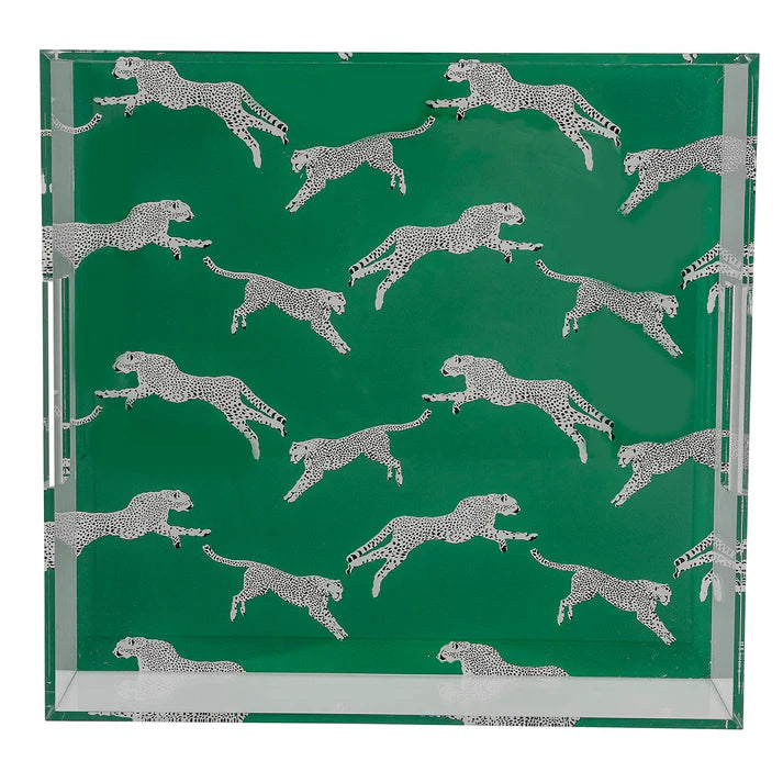 Cheetah Acrylic Tray