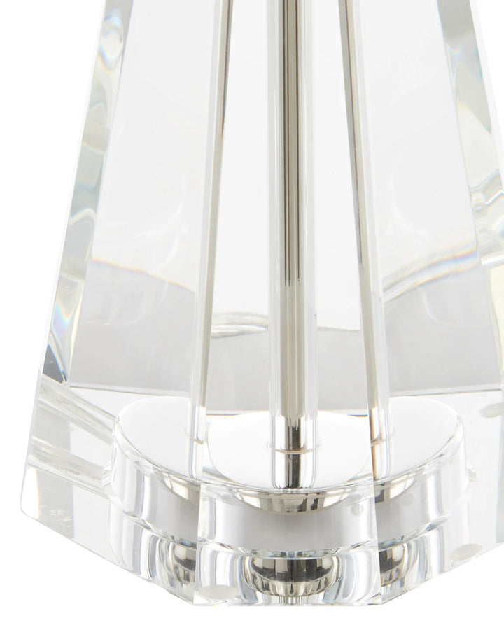 Hourglass Crystal Table Lamp
