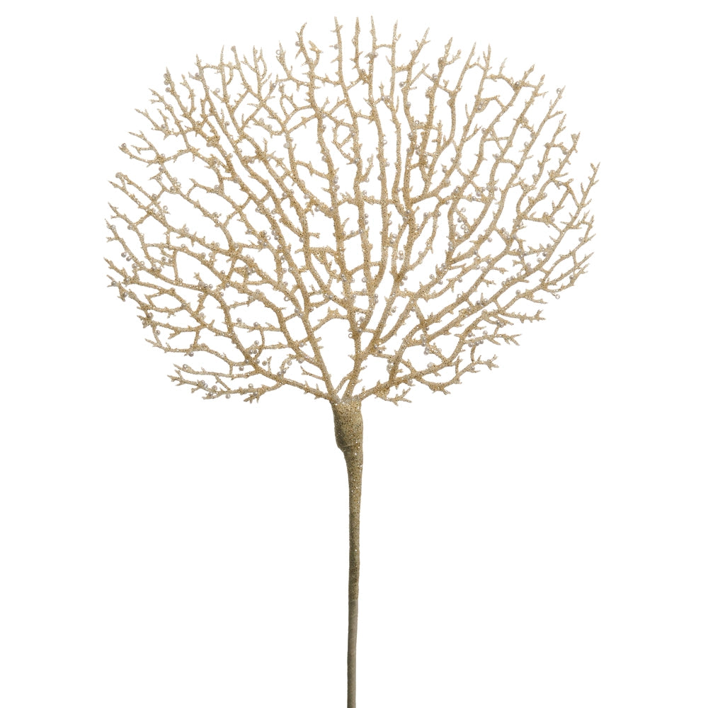 Glittered Coral Pick