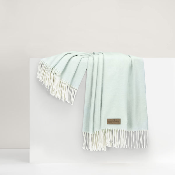 Italian Throw - Ice Blue