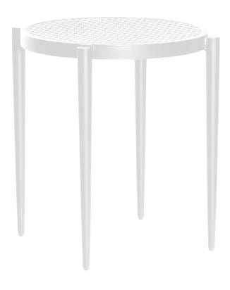 Parc 19" Round Side Table White
