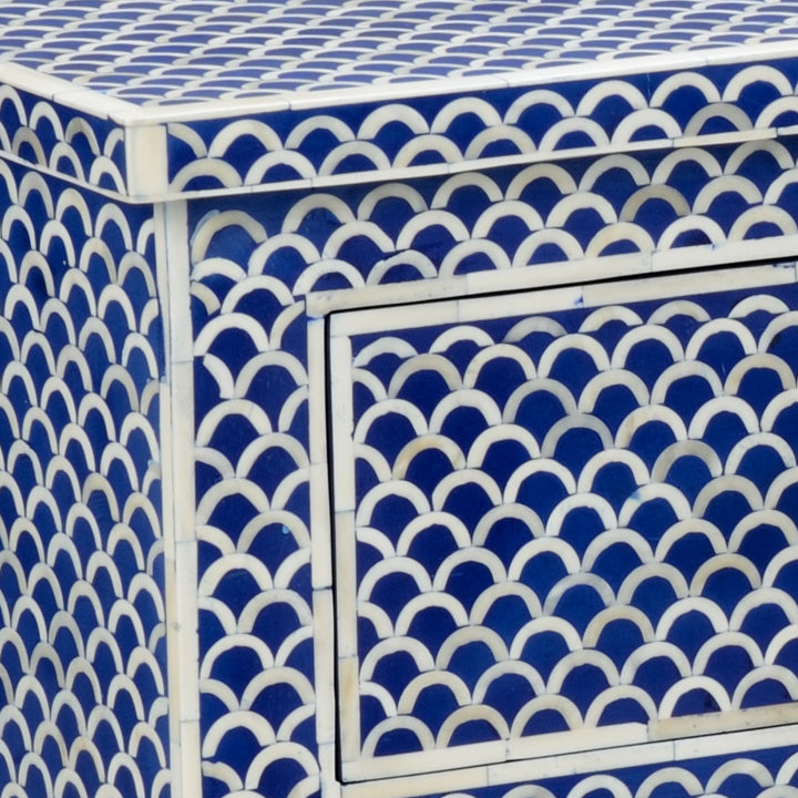 Fish Scale 3-Drawer Console