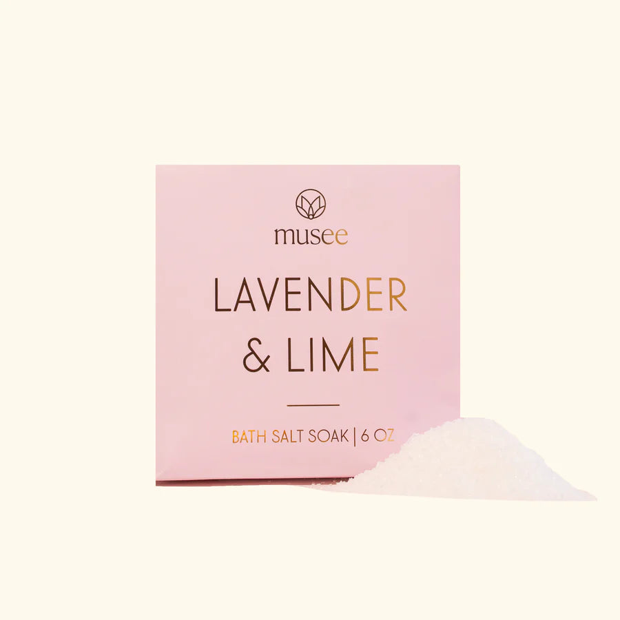 Lavender &amp; Lime Mini Bath Salt Soak