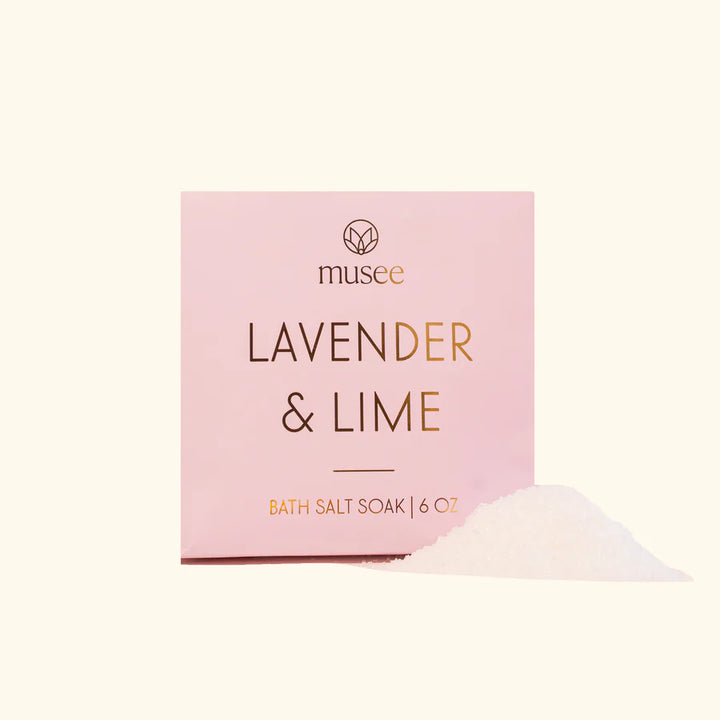 Lavender &amp; Lime Mini Bath Salt Soak