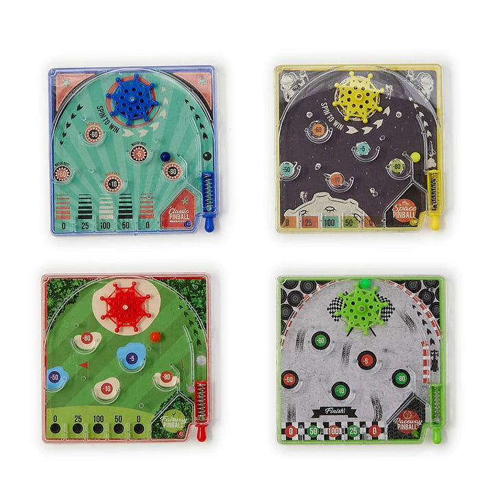 Set of 4 Pinball Coasters in Gift Box Includes 4 Games