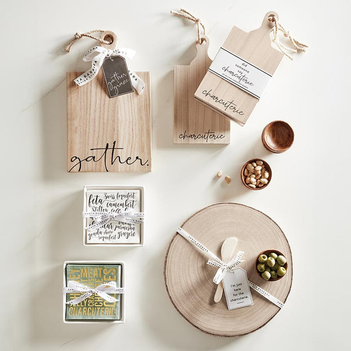 Ceramic Napkin Tray + Napkins-Charcuterie