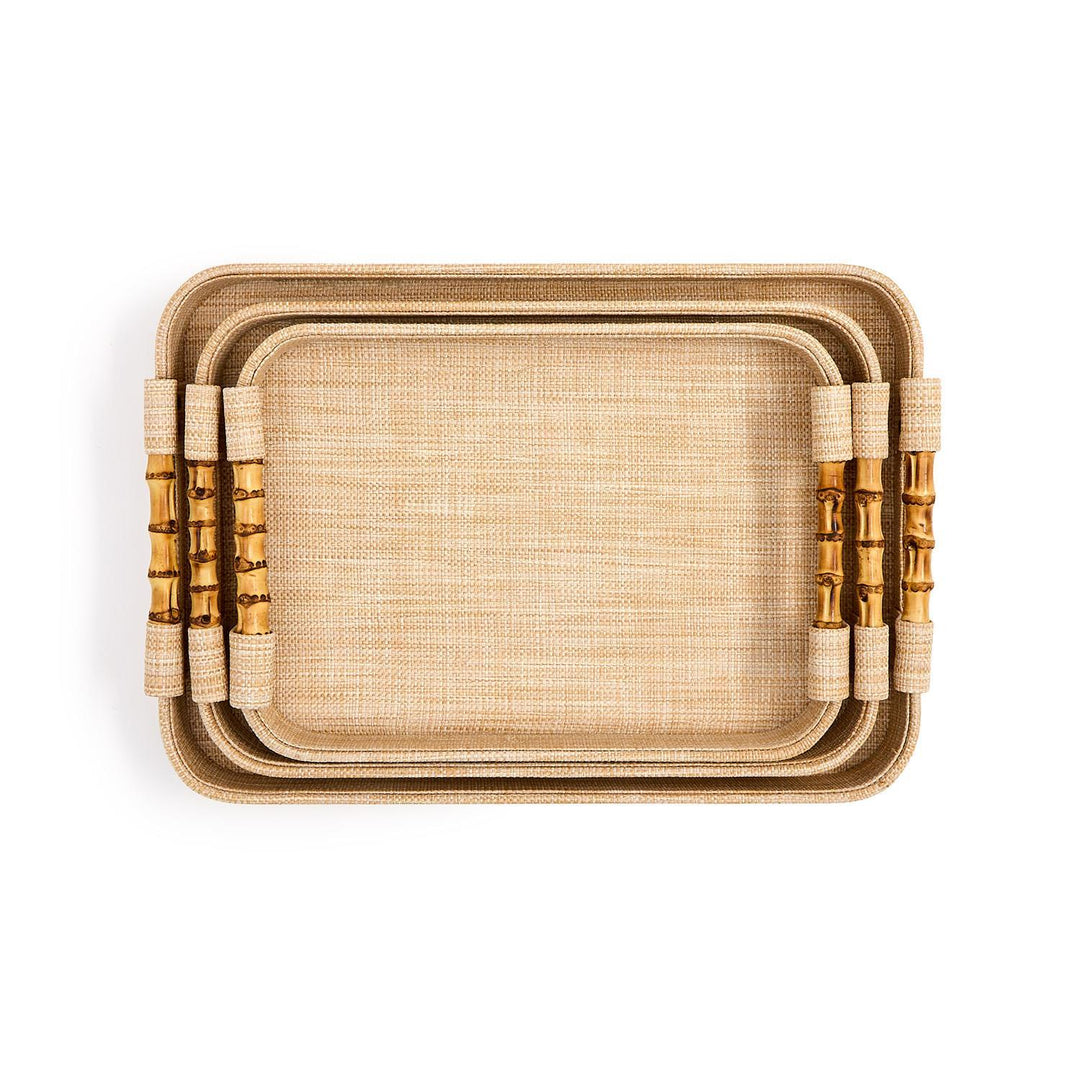 Natural Grass Rectangle Tray