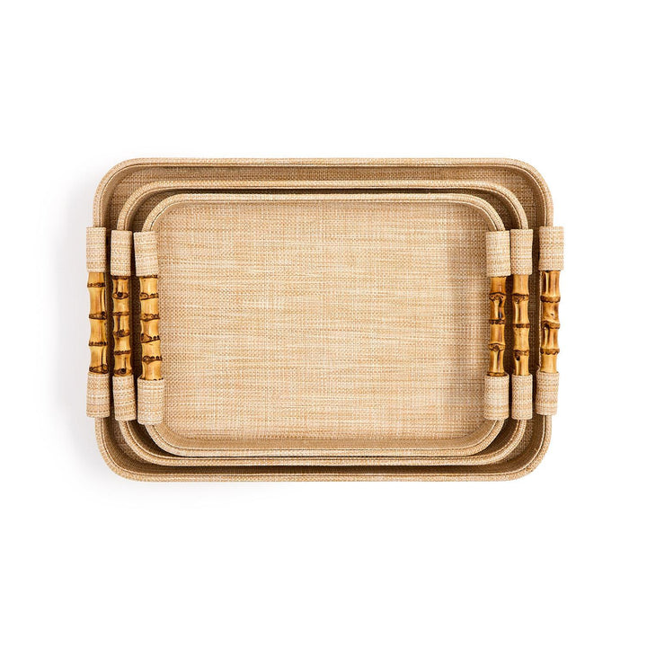 Natural Grass Rectangle Tray