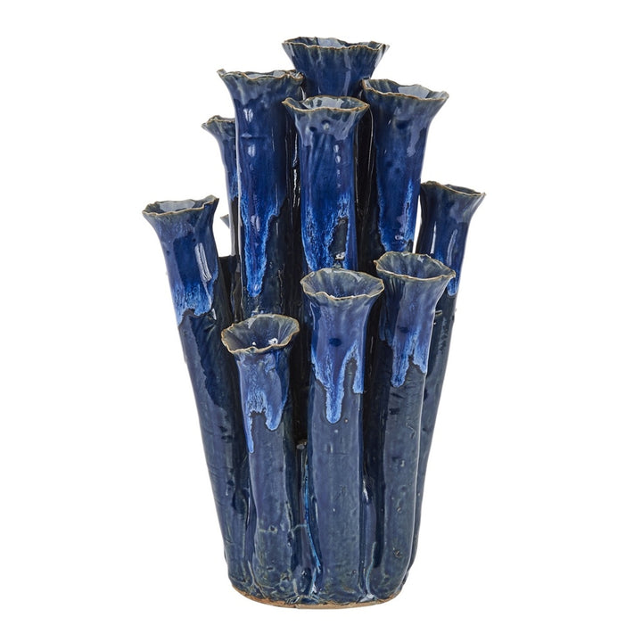 Royal Blue Coral Vase