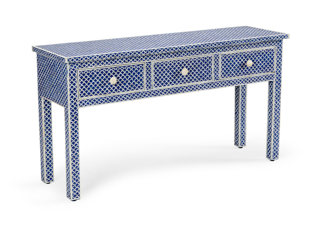 Fish Scale 3-Drawer Console