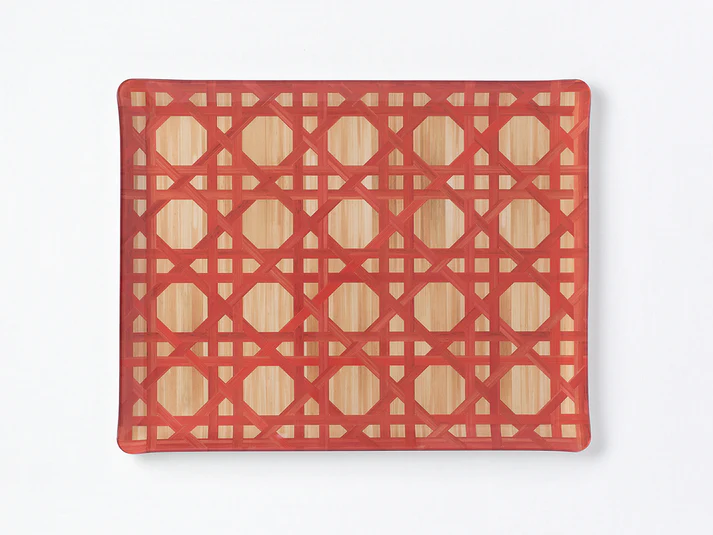 Acrylic Cane Coral Tray