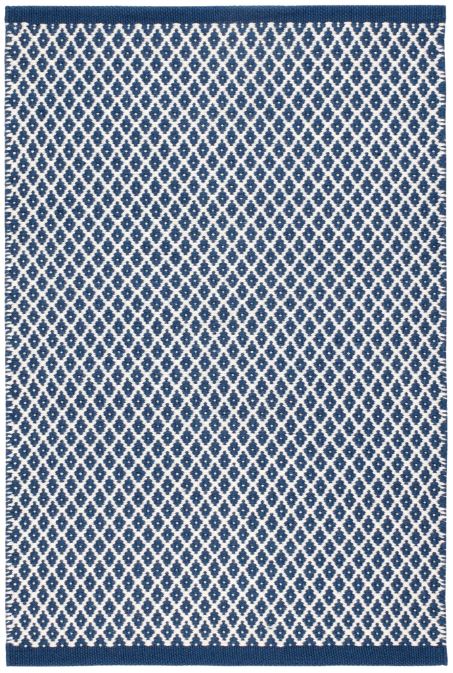 Mainsail Handwoven Indoor/Outdoor Rug- Navy
