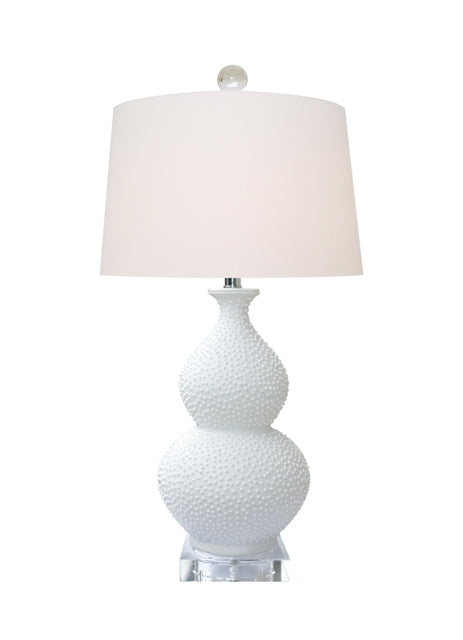 White Pearl Double Gourd Lamp