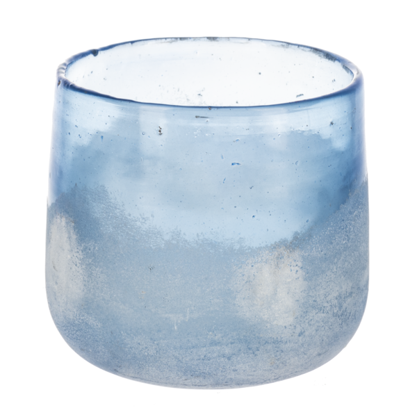 Frosted Tealight Holder Pair