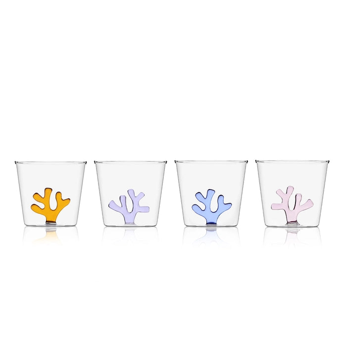 Coral Tumbler Glasses Set