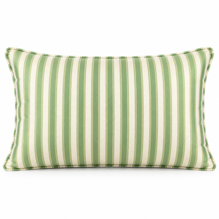 Shirred Stripe Pillow-Bonsai