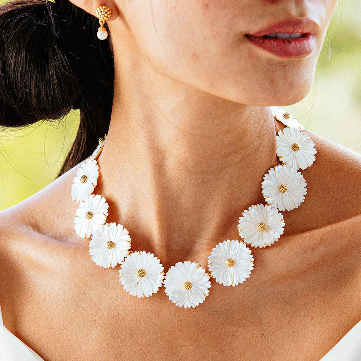 Mermaid Garden Floral Convertible Necklace, 16+2&