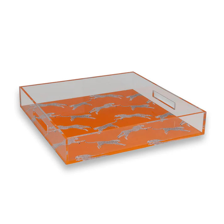 Cheetah Acrylic Tray