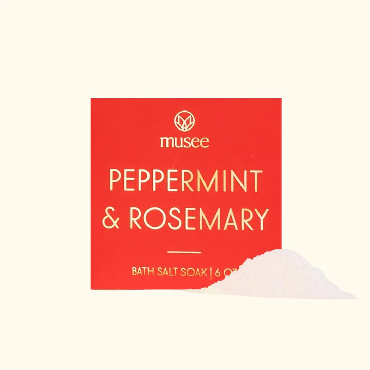 Peppermint &amp; Rosemary Mini Salt Soak