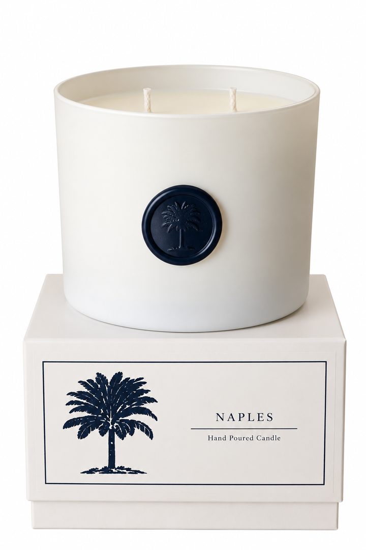 Navy Palm Naples Candle 18oz
