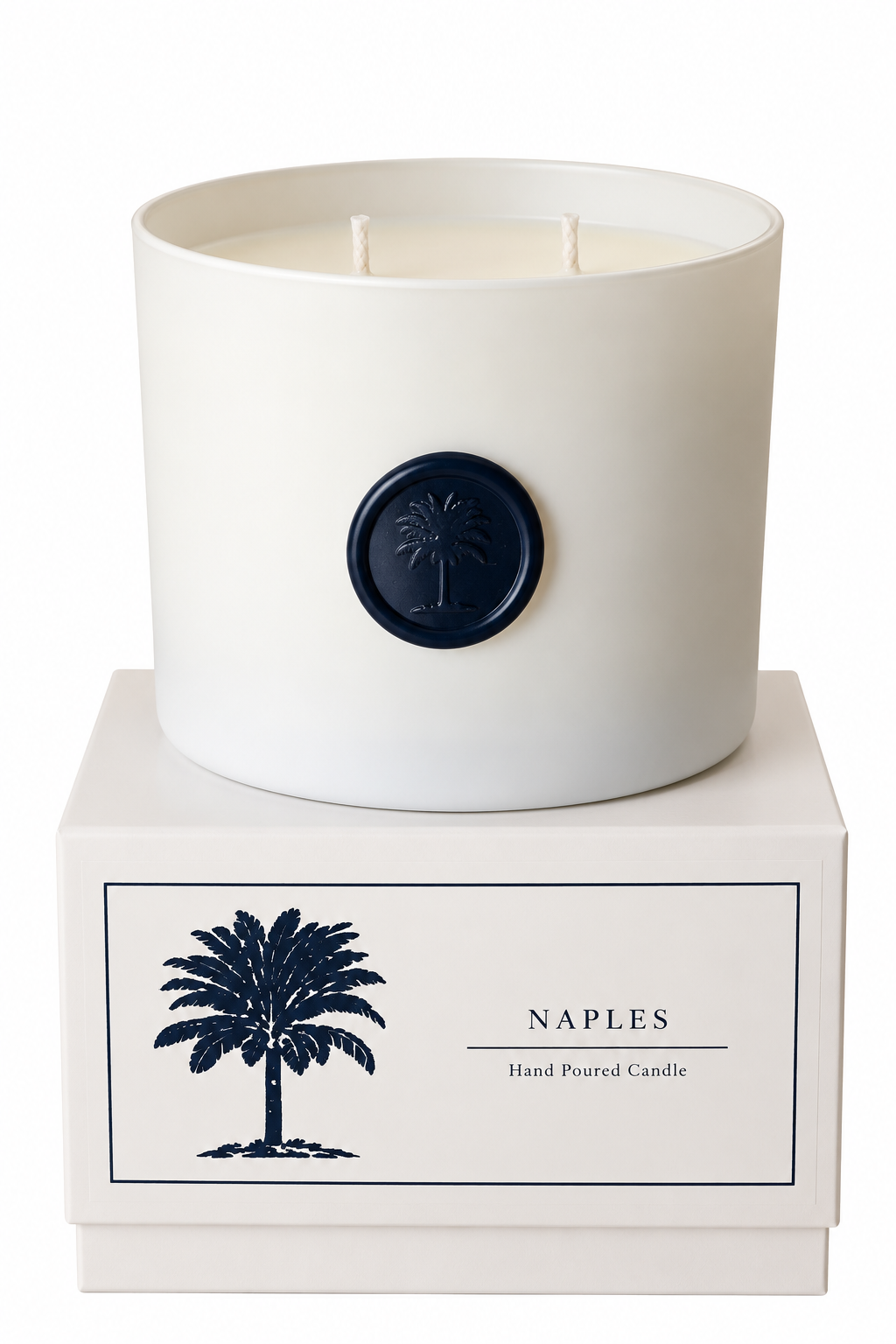 Navy Palm Naples Candle 18oz