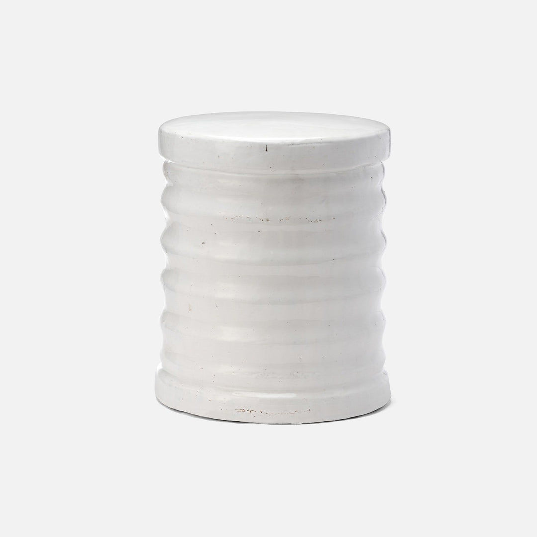 White Ripple Stool