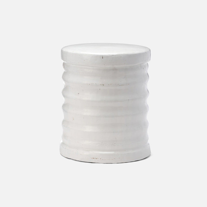 White Ripple Stool