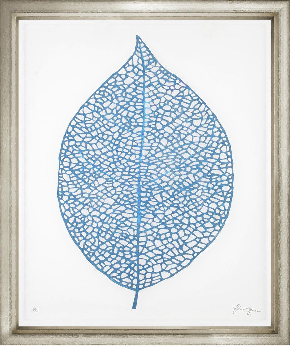 Blue Floating Leaf 4